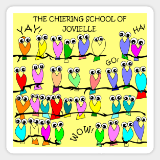 Chiering School of Jovielle Single Yellow Sticker